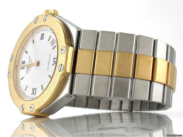 replica Chopard "ST. MORITZ 26/8301" 37 mm Edelstahl / Gelbgold Automatik WATCHES 1 