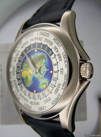 replica Patek Philippe World Time " Map " Ref.5131G Cloisonne Dial WATCHES 1 