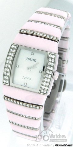 Rado Jubile Sintra Pink Ceramic Mother of Pearl Diamond Watch