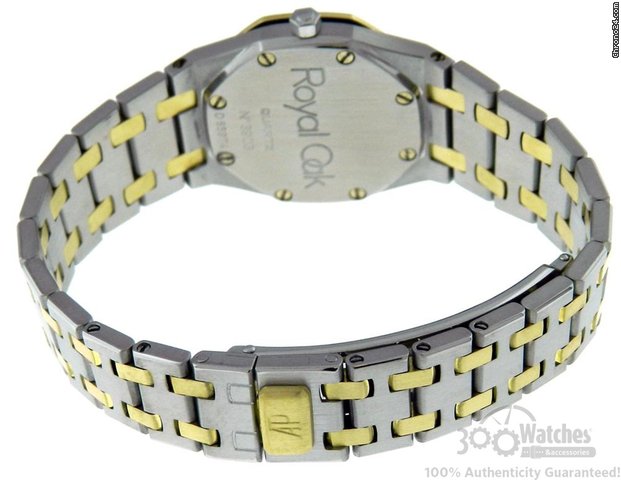 replica Audemars Piguet Ladies  Royal Oak D65974 Textured Dial Two Tone 24.5mm Watch WATCHES 1 