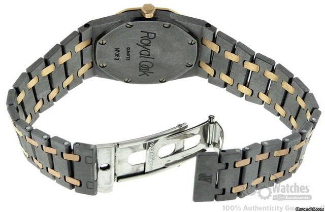 replica Audemars Piguet Rare Men's  Royal Oak 18K Gold & Tantalum Quartz Date Watch WATCHES 1 