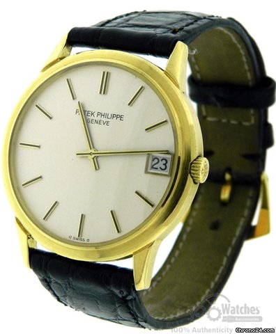 Patek Philippe Vintage Men's  Calatrava 3601 Automatic 18K Gold Watch