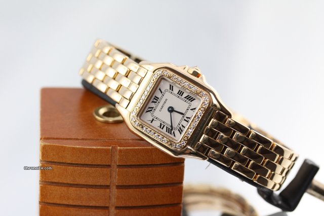 Cartier Panthere Lady PM 18k Gelbgold Brilliant L��nette