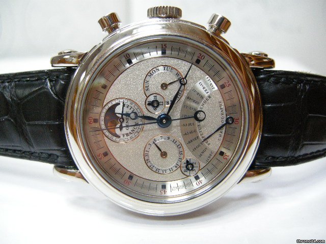 Franck Muller 7000 QP E White Gold Perpetuel Calender Chrono