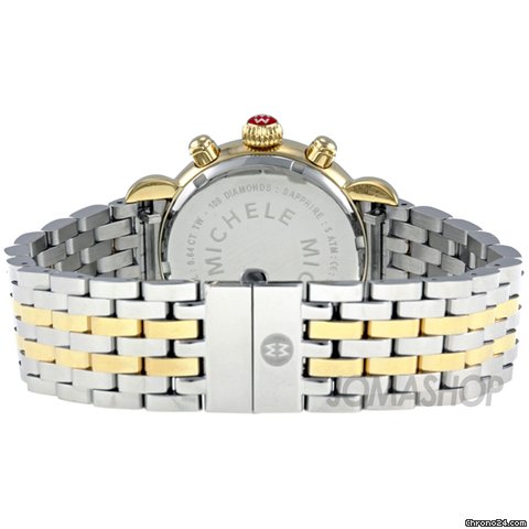 replica Michele CSX 36 Mother of Pearl Diamond Dial Two Tone Ladies Watch MWW03M000158 WATCHES 1 