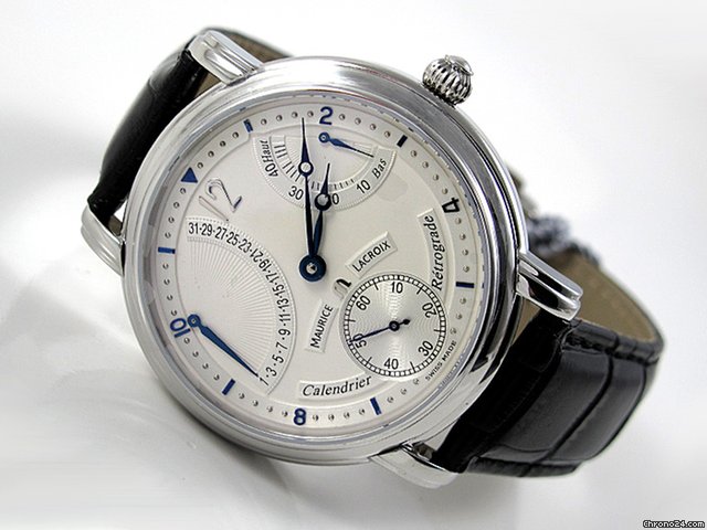 replica Maurice Lacroix Calendrier Retrograde NEU mit Box und Papieren WATCHES 1 