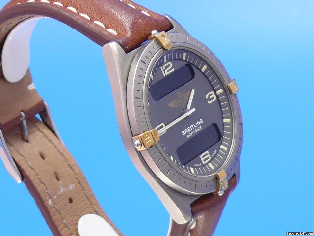 replica Breitling NAVITIMER AEROSPACE TITAN/GOLD WATCHES 1 