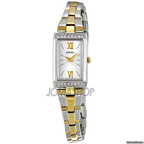 Seiko Swarovski Crystal Bracelet Ladies Watch and Necklace Set SUJG36