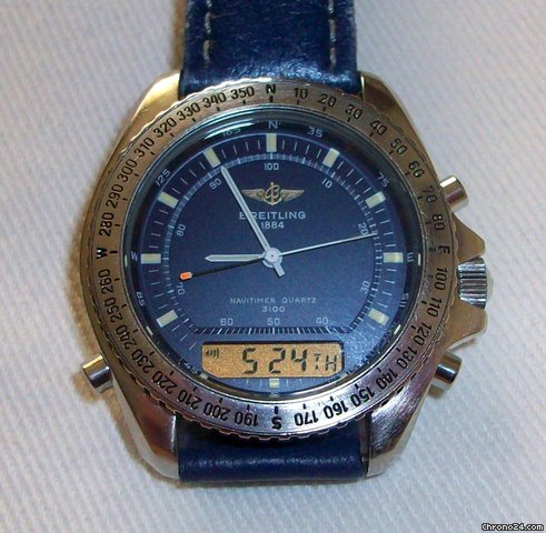 Breitling navitimer quartz 3100 new pluton
