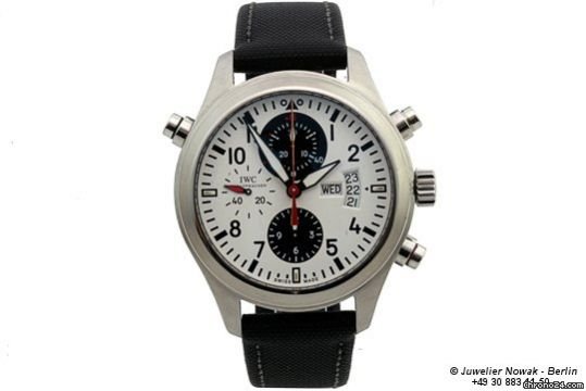 IWC Fliegeruhr Doppelchronograph Edition DFB 2008