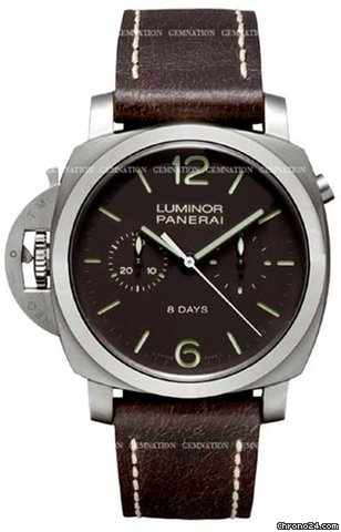 Panerai Luminor 1950 Chrono Monopulsante Left-Handed 8 Days Titanio 44mm