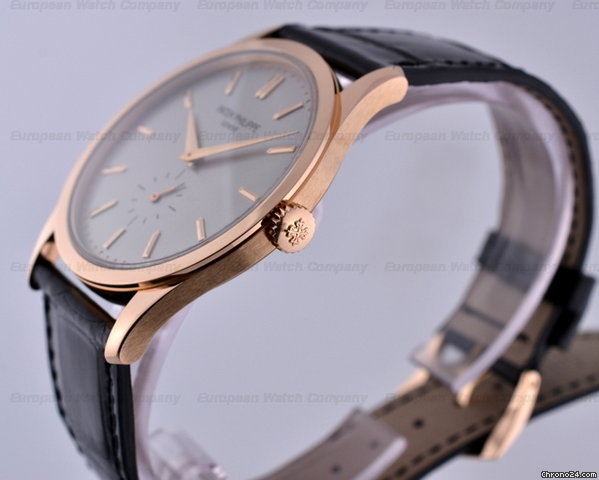 replica Patek Philippe Calatrava 5196R 18k Rose Gold 37MM WATCHES 1 