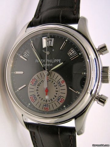 Patek Philippe 5960P Chronograph Jahrekalender Platin