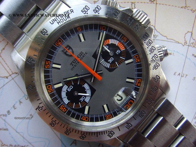 Tudor 1971 TUDOR ROLEX 7159 MONTECARLO CHRONOGRAPH BOX PAPERS