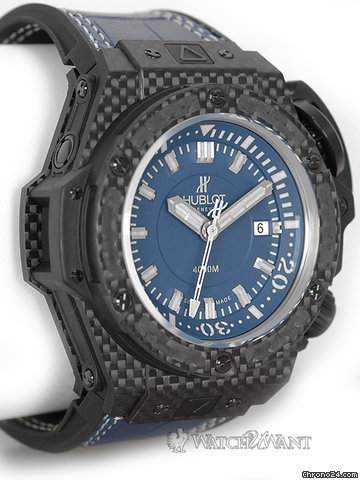 replica Hublot Big Bang King 48mm Oceanographique 4000m Carbon Diver - Blue Denim Special Edition  - Vendome Geneve Collection - 731.QX.5190.GR - Brand New & Just Released WATCHES 1 