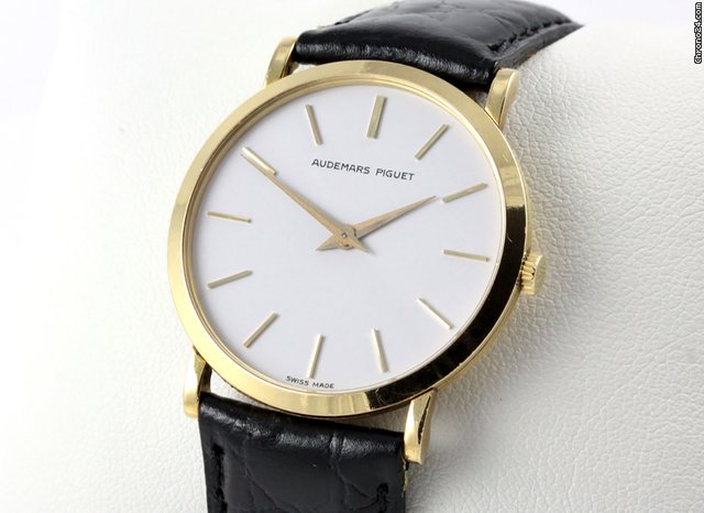 Audemars Piguet 18 KARAT GELBGOLD ULTRAFLACH HERRENUHR VON 1990