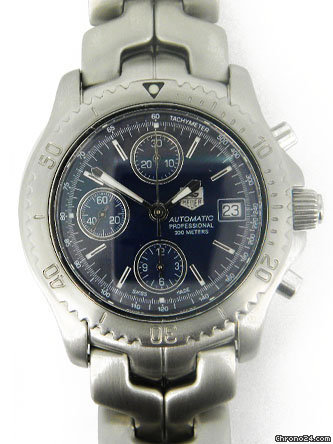 TAG Heuer stainless steel Link watch