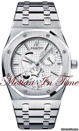 Audemars Piguet ROYAL OAK DUAL TIME POWER RESERVE STAINLESS STEEL