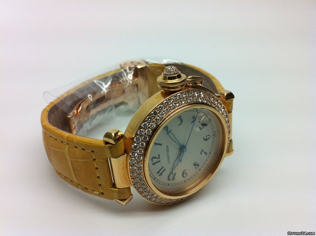 replica Cartier Pasha Gold and diamonds WATCHES 1