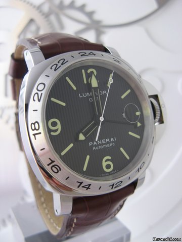 replica Panerai Luminor Marina GMT Pam 29 M  "Tuxedo" WATCHES 1 