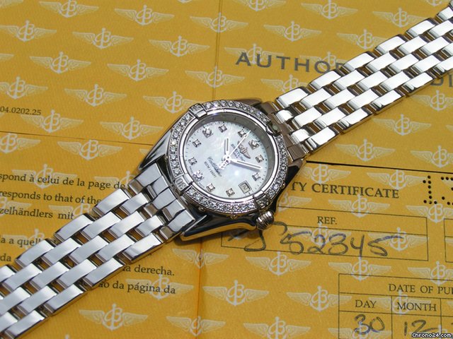replica Breitling Callistino Perlmutt ZB MOP WG 750/18K WATCHES 1 