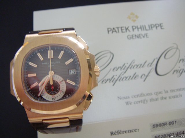 Patek Philippe 5980R Chronograph Rose Gold