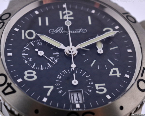 replica Breguet Type XX Transatlantique Titanium / Titanium Carbon Fibre Dial WATCHES 1 