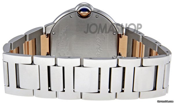 replica Cartier Ballon Bleu Silver Dial Steel and 18k Rose Gold Unisex Watch WE902031 WATCHES 1 