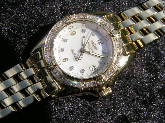 Breitling Callistino Perlmutt ZB MOP 750/18K Brillanten