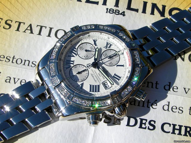 Breitling Chronomat Evolution weisses Zifferblatt
