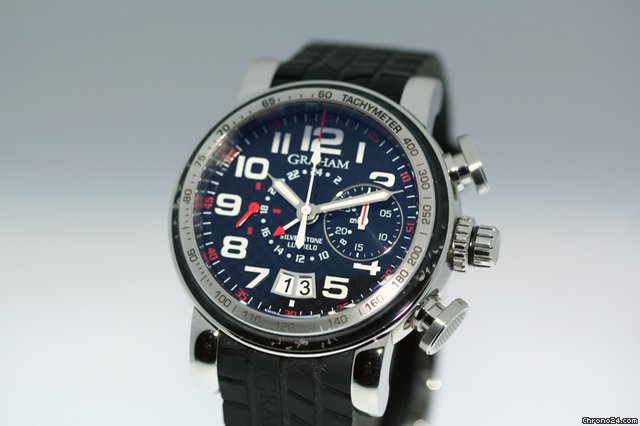 Graham Silverstone Luffield flyback gmt chrono
