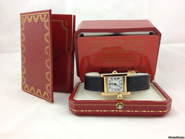 Cartier TANK VINTAGE  ORO GIALLO DEPLOYANTE