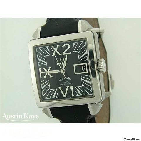 Omega De Ville X2 Big Date Steel co-axial automatic chronometer on strap