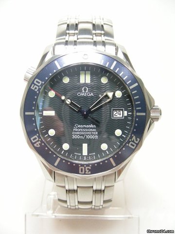 Omega Seamaster Professional plongee 300m diver full steel/complet acier cadran bleu dial