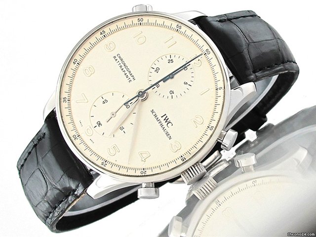 IWC PORTUGIESER CHRONOGRAPH RATTRAPANTE 3712 40 mm 950/- Pla