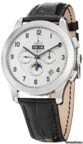 Zenith 03-0520-410-02C492GB Class Moon Phase Chronograph, Steel