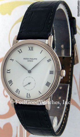 Patek Philippe 3919G Calatrava, White Gold