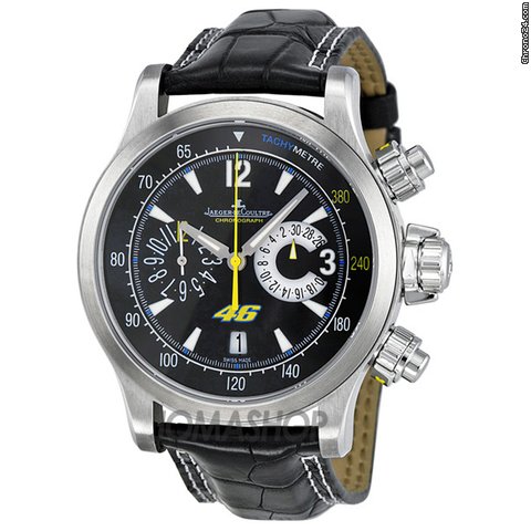 Jaeger-LeCoultre Master Compressor Valentino Rossi Black Dial Chronograph Mens Watch Q175847V