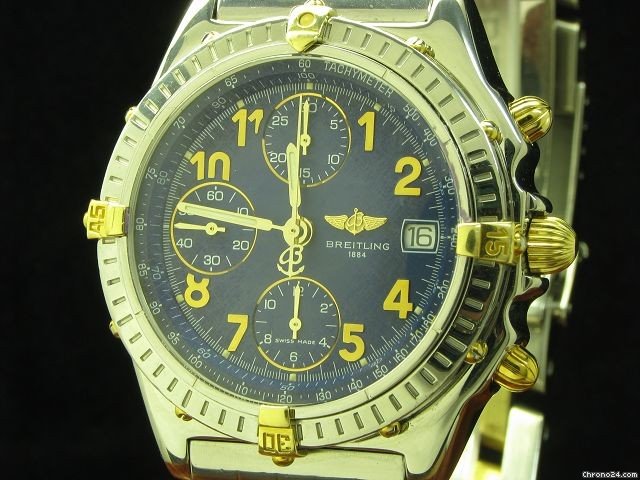 replica Breitling Chronomat 18kt Gold Stahl Herren Chronograph WATCHES 1 