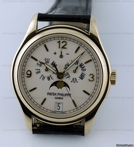 Patek Philippe Annual Calendar 18K Yellow Gold Cream Dial 39MM