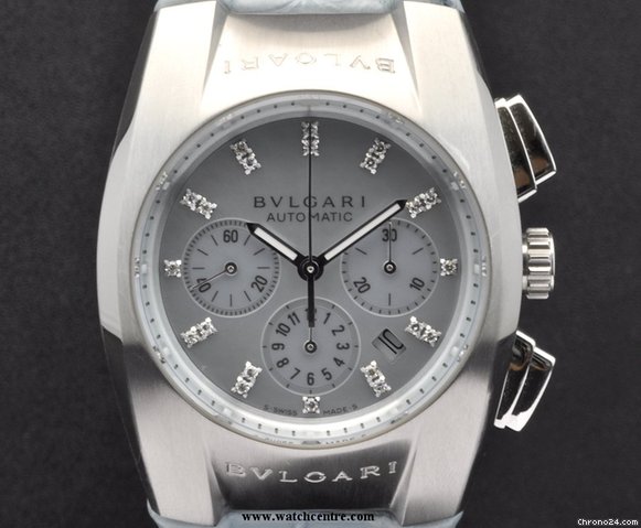 Bulgari S/S MOP Diamond Dial Ergon B&P EG35SCH