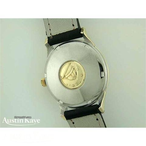 replica Omega Constellation Gold-Capped Pie-Pan automatic on strap WATCHES 1 