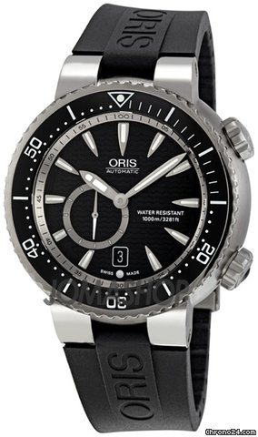 Oris Titan Divers Small Second Date Automatic Watch 643-7638-7454RS