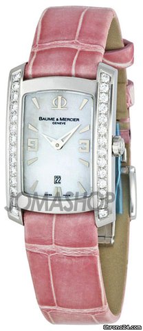 Baume & Mercier and  Hampton Milleis Diamond Pink Ladies Watch 8683