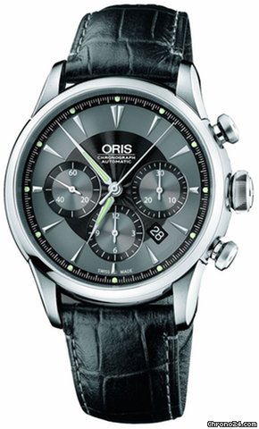 Oris Artelier Chronograph Automatic Mens Watch 676-7603-4054LS