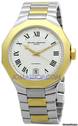 Baume & Mercier and  18kt Gold Two-Tone Riviera Mens Watch 8598