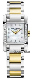 Baume & Mercier and  Diamond Two-Tone Diamant Ladies Watch 8599