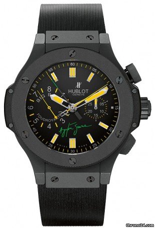 Hublot Big Bang Ayrton Senna Black Dial Chronograph Mens Watch 315-CL-1129-RX