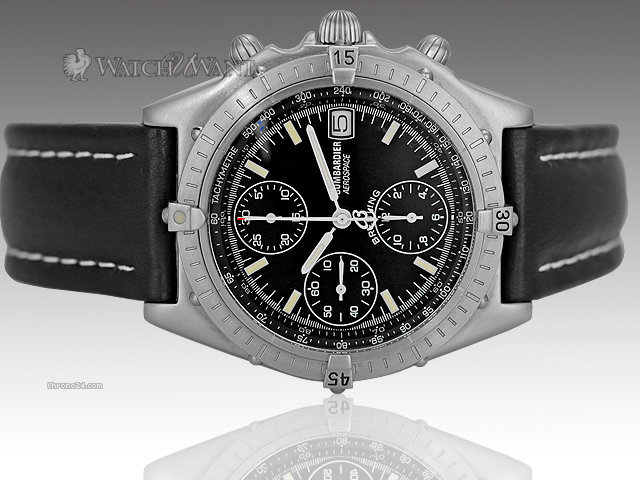 Breitling Windrider Chronomat Chronograph - 38mm Stainless Steel -  Bombardier FlexJet Special Edition 200 Pieces - Ref A13050 - Boxes/Papers 100% Complete