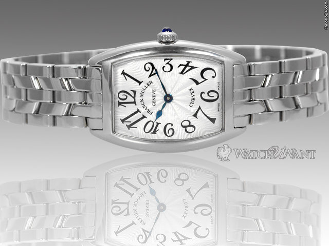 Franck Muller Cintree Curvex - Ref 1752QZ - Tonneau Stainless Steel